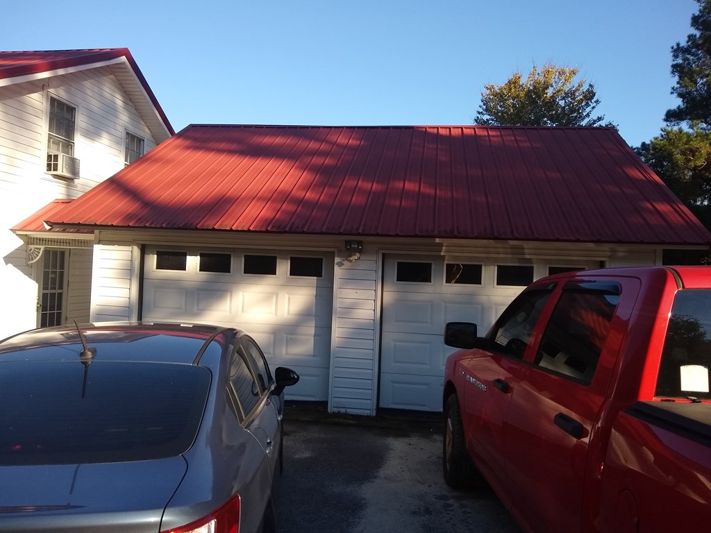 Detached two car garage